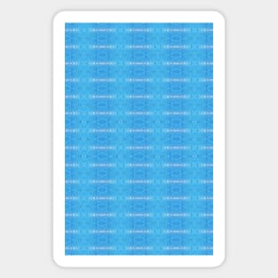Ice Blue Pattern Sticker